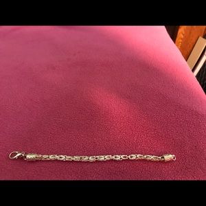 .925 Sterling Silver Byzantine Bracelet